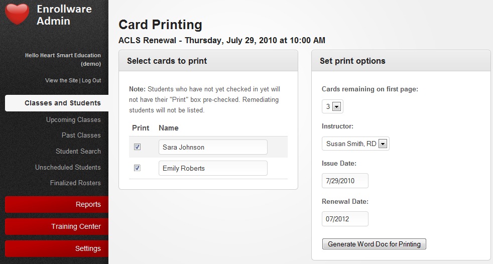 card-printing