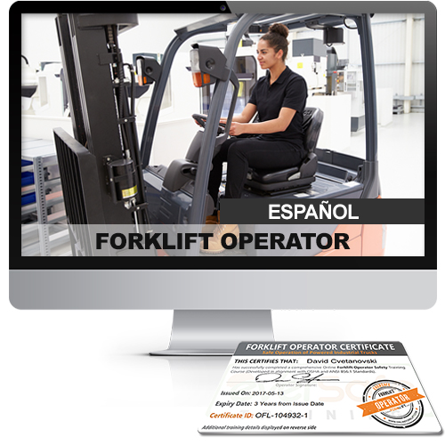Online forklift classes in Spanish at Florida Training Academy
