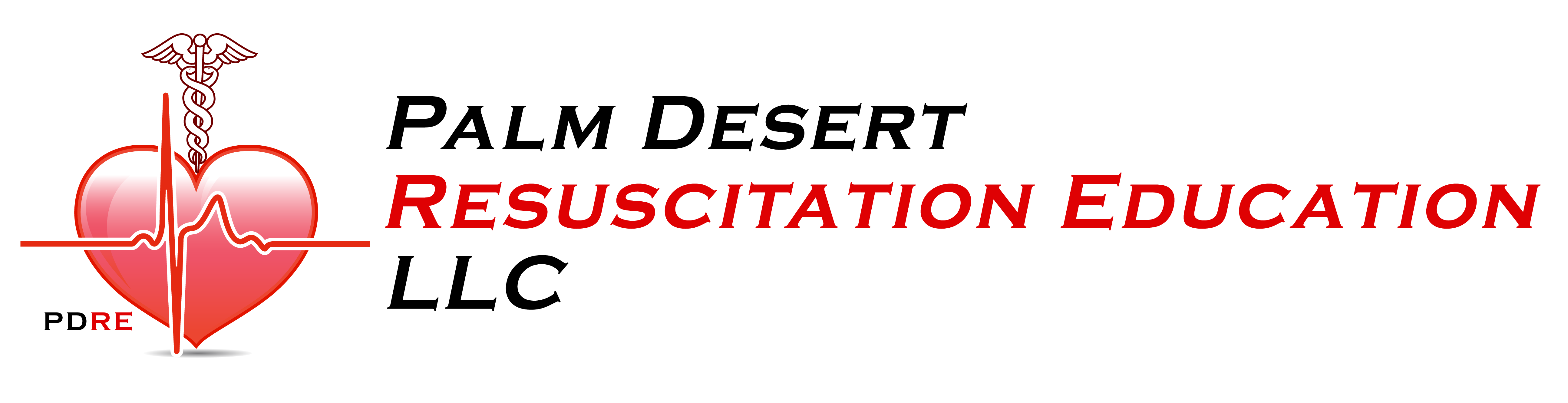 Palm Desert Resuscitation Education LLC (PDRE) Logo